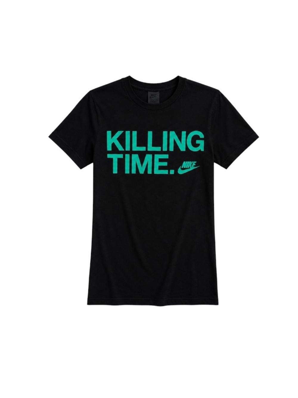 Nike Track & Field Men’s Killing Time Cotton Graphic Tee S Black Green